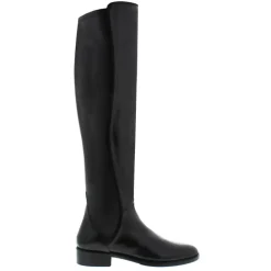 Emma Black Leather Knee-High Boots<Carl Scarpa Clearance