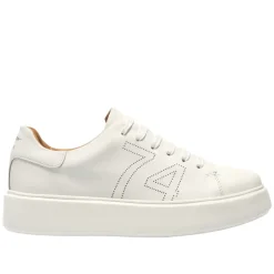 Est1974 White Leather Platform Trainers<Carl Scarpa Hot