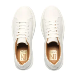 Est1974 White Leather Platform Trainers<Carl Scarpa Hot