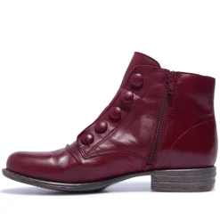 Ester Bordo Leather Ankle Boots<Carl Scarpa Sale
