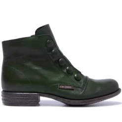 Ester Green Leather Ankle Boots<Carl Scarpa Hot