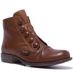 Ester Tan Leather Ankle Boots<Carl Scarpa Clearance
