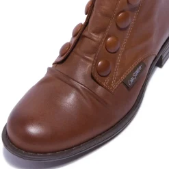 Ester Tan Leather Ankle Boots<Carl Scarpa Clearance