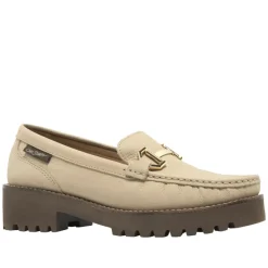 Etana Beige Suede Chunky Loafers<Carl Scarpa Discount