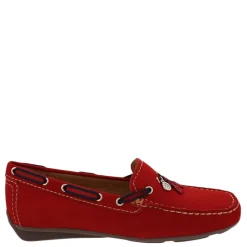 Faris Red Slip-On Tassel Loafers<Carl Scarpa New