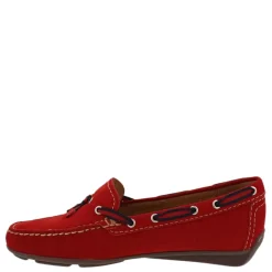 Faris Red Slip-On Tassel Loafers<Carl Scarpa New
