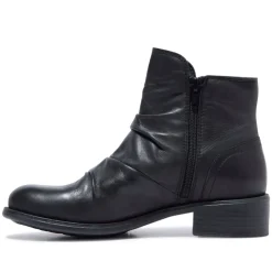 Felice Black Leather Ankle Boots<Carl Scarpa Best