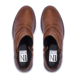 Felice Tan Leather Ankle Boots<Carl Scarpa Outlet