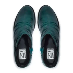 Felice Teal Leather Ankle Boots<Carl Scarpa Best