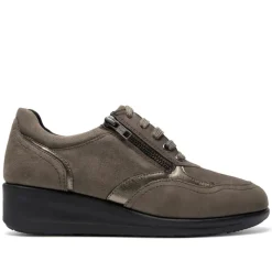 Ferrole Taupe Suede Trainers<Carl Scarpa Outlet