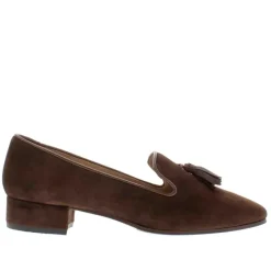 Fiadh Brown Suede Loafers<Carl Scarpa