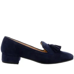 Fiadh Navy Suede Loafers<Carl Scarpa Sale