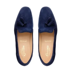 Fiadh Navy Suede Loafers<Carl Scarpa Sale