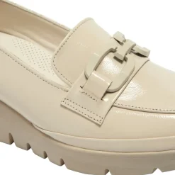 Forza Off White Leather Wedge Loafers<Carl Scarpa Clearance