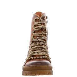 Granada Tan Leather Lace Up Ankle Boots<Carl Scarpa Discount