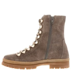 Granada Taupe Suede Lace Up Ankle Boots<Carl Scarpa