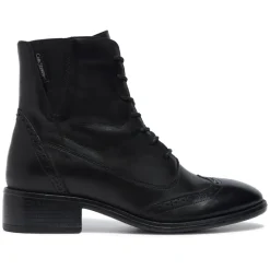 Isla Black Leather Ankle Boots<Carl Scarpa Hot