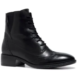 Isla Black Leather Ankle Boots<Carl Scarpa Hot