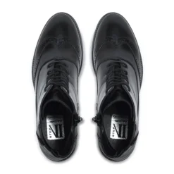 Isla Black Leather Ankle Boots<Carl Scarpa Hot