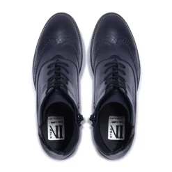Isla Navy Leather Ankle Boots<Carl Scarpa Discount