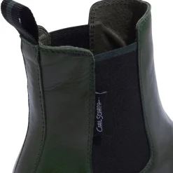 Jax Green Leather Ankle Boots<Carl Scarpa Online