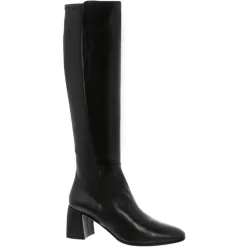 Jilly Black Italian Leather Knee High Boots<Carl Scarpa Outlet