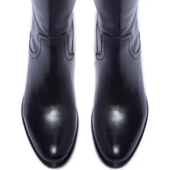 Jolette Black Leather Boots<Carl Scarpa Clearance