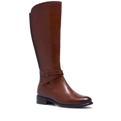 Joline Tan Leather Boots<Carl Scarpa Clearance