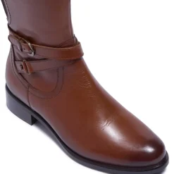 Joline Tan Leather Boots<Carl Scarpa Clearance