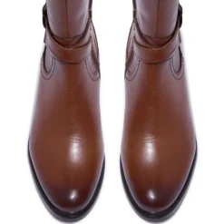 Joline Tan Leather Boots<Carl Scarpa Clearance