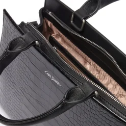 Kleo Black Croc Handbag<Carl Scarpa Discount
