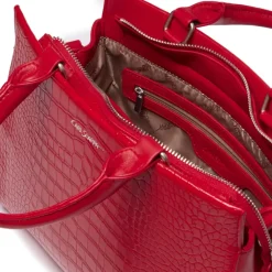 Kleo Red Croc Handbag<Carl Scarpa New