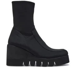 Lainie Black Textile Ankle Boots<Carl Scarpa Best