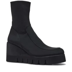 Lainie Black Textile Ankle Boots<Carl Scarpa Best