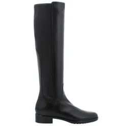 Lara Black Leather Knee-High Boots<Carl Scarpa Online