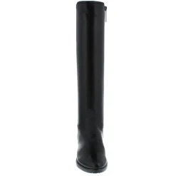 Lara Black Leather Knee-High Boots<Carl Scarpa Online