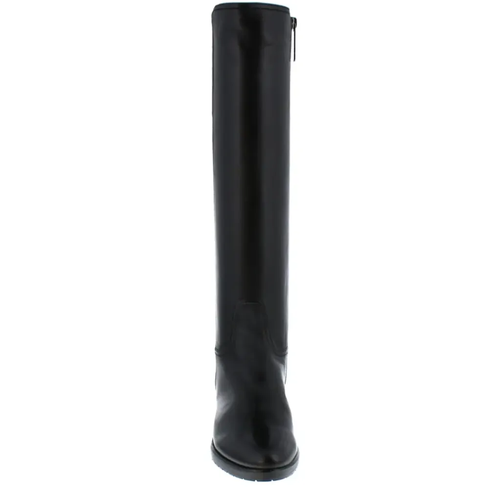 Lara Black Leather Knee-High Boots<Carl Scarpa Online