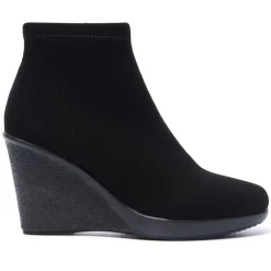 Livia Black Stretch Ankle Boot<Carl Scarpa Hot