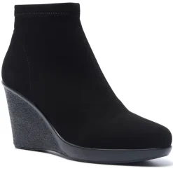 Livia Black Stretch Ankle Boot<Carl Scarpa Hot