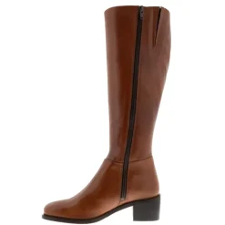 Losanna Tan Leather Knee High Boots<Carl Scarpa Discount