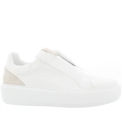 Mabel White Leather Trainers<Carl Scarpa New