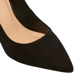 Malazzo Black Suede Heeled Courts<Carl Scarpa Discount