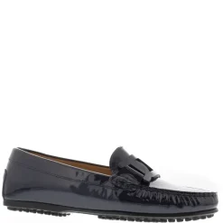 Martedi Navy Leather Penny Loafers<Carl Scarpa Outlet