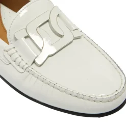 Martedi White Patent Leather Driving Loafers<Carl Scarpa New