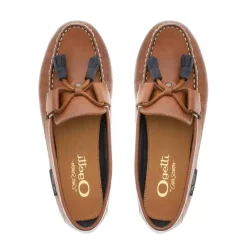 Matteo Tan Leather Deck Shoes<Carl Scarpa Sale