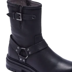 Molize Black Leather Ankle Boots<Carl Scarpa Outlet
