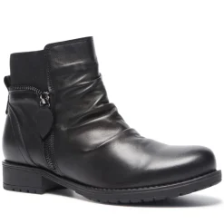 Nataria Black Leather Ankle Boots<Carl Scarpa Online