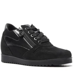 Nemoli Black Leather Trainers<Carl Scarpa Best