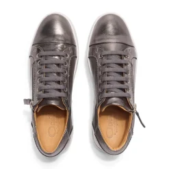 Norina Silver Leather Platform Trainers<Carl Scarpa Hot