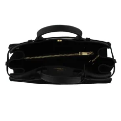 Obarini Black Italian Suede Box Bag<Carl Scarpa
